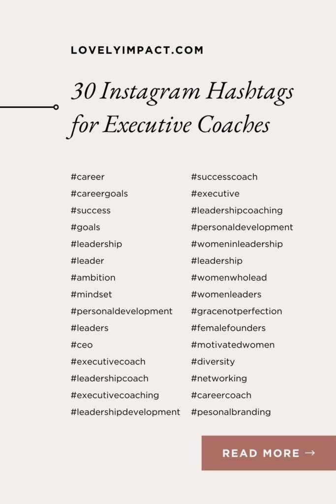 150 Best Coaching Hashtags for Instagram (2025List) - Websites for 